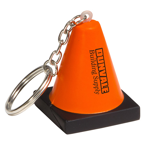 Construction Cone Stress Reliever Key Chain 4
