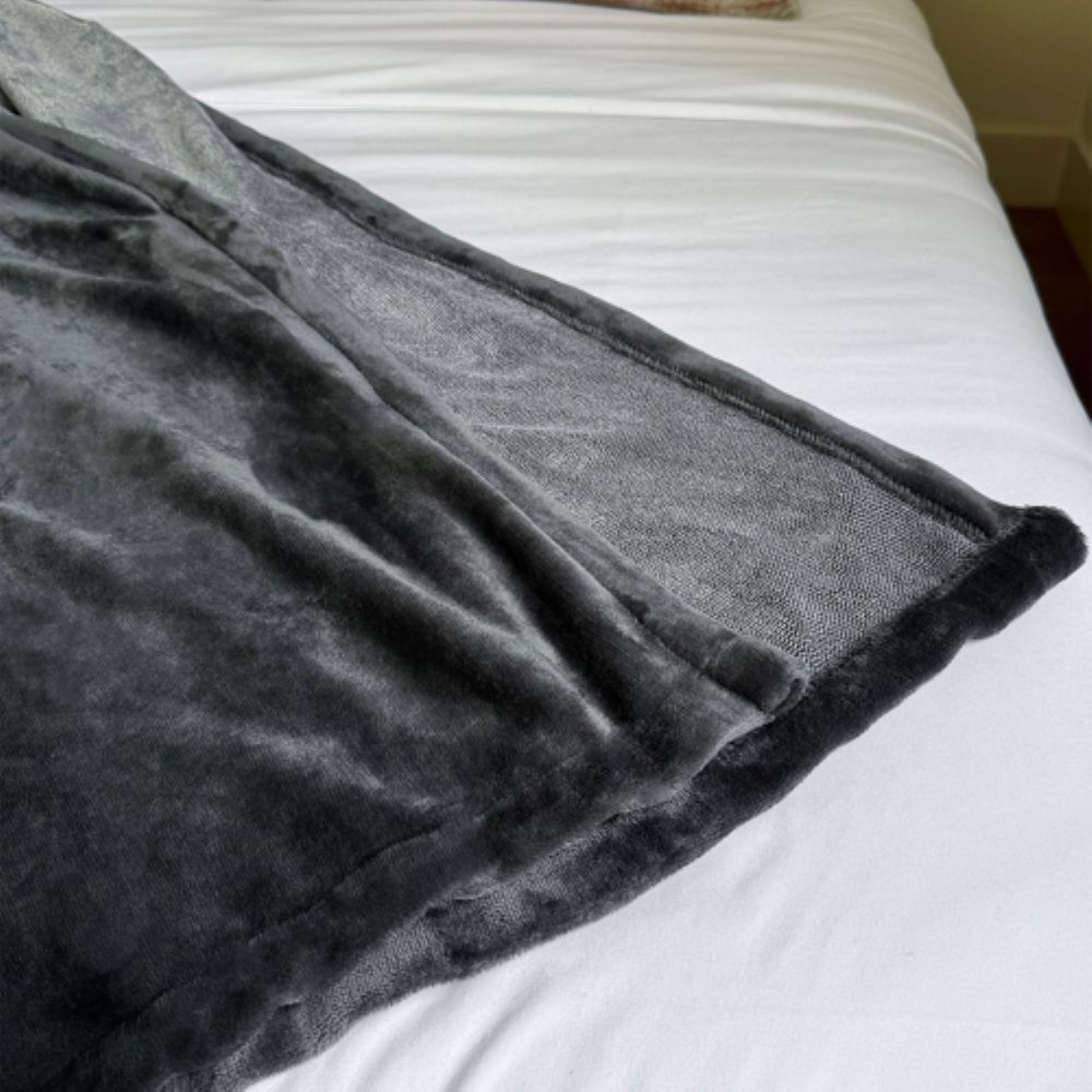 Heathered Velura Throw 3