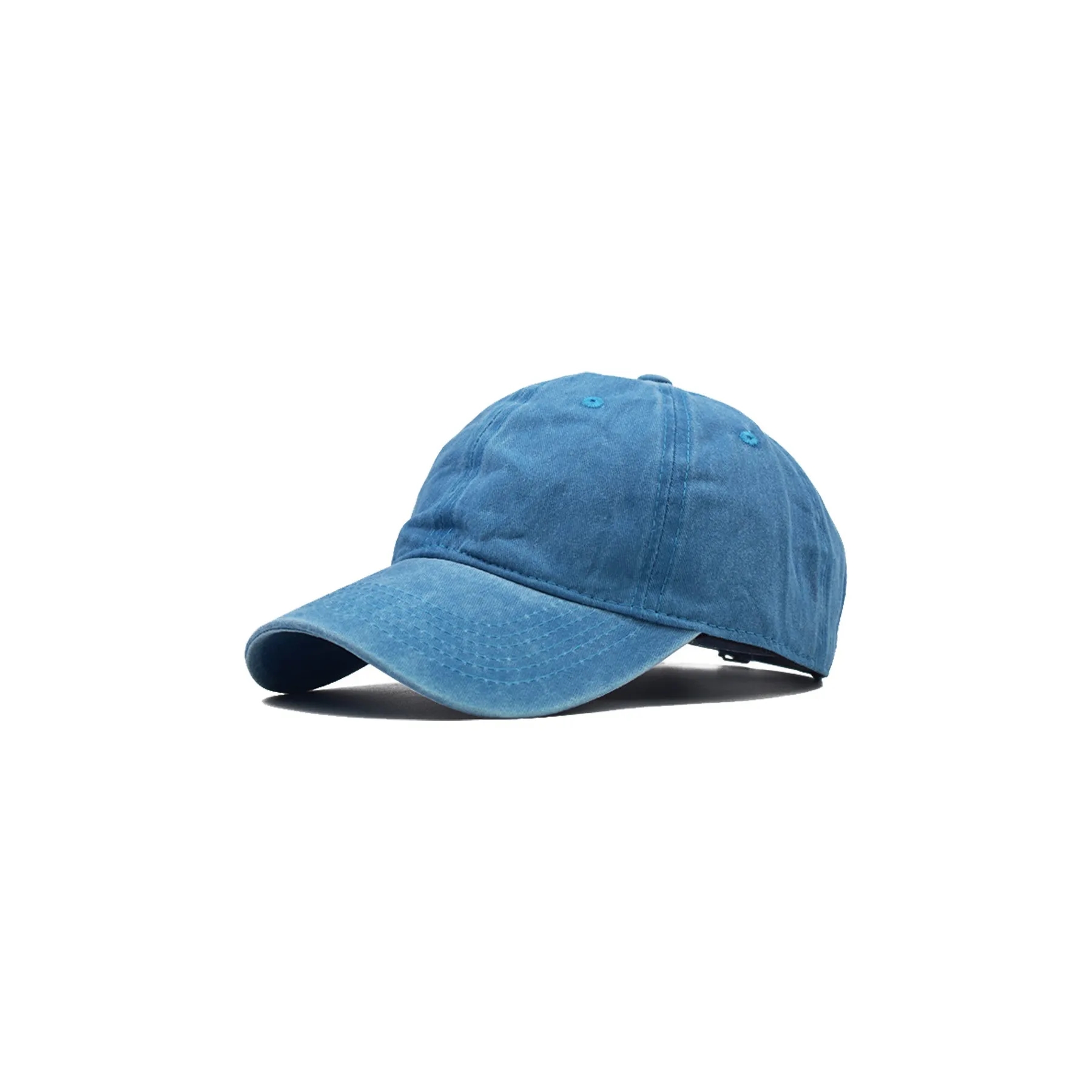 Washed Pigment Dyed Cotton Dad Baseball Cap 8