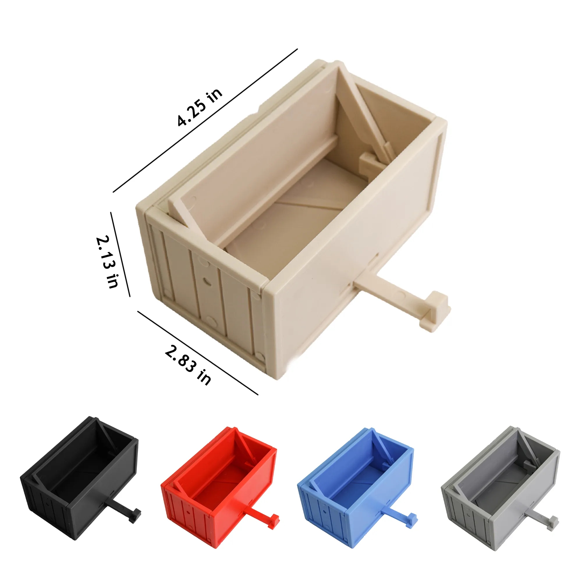 Car Garage Key Holder With Opening Door 2