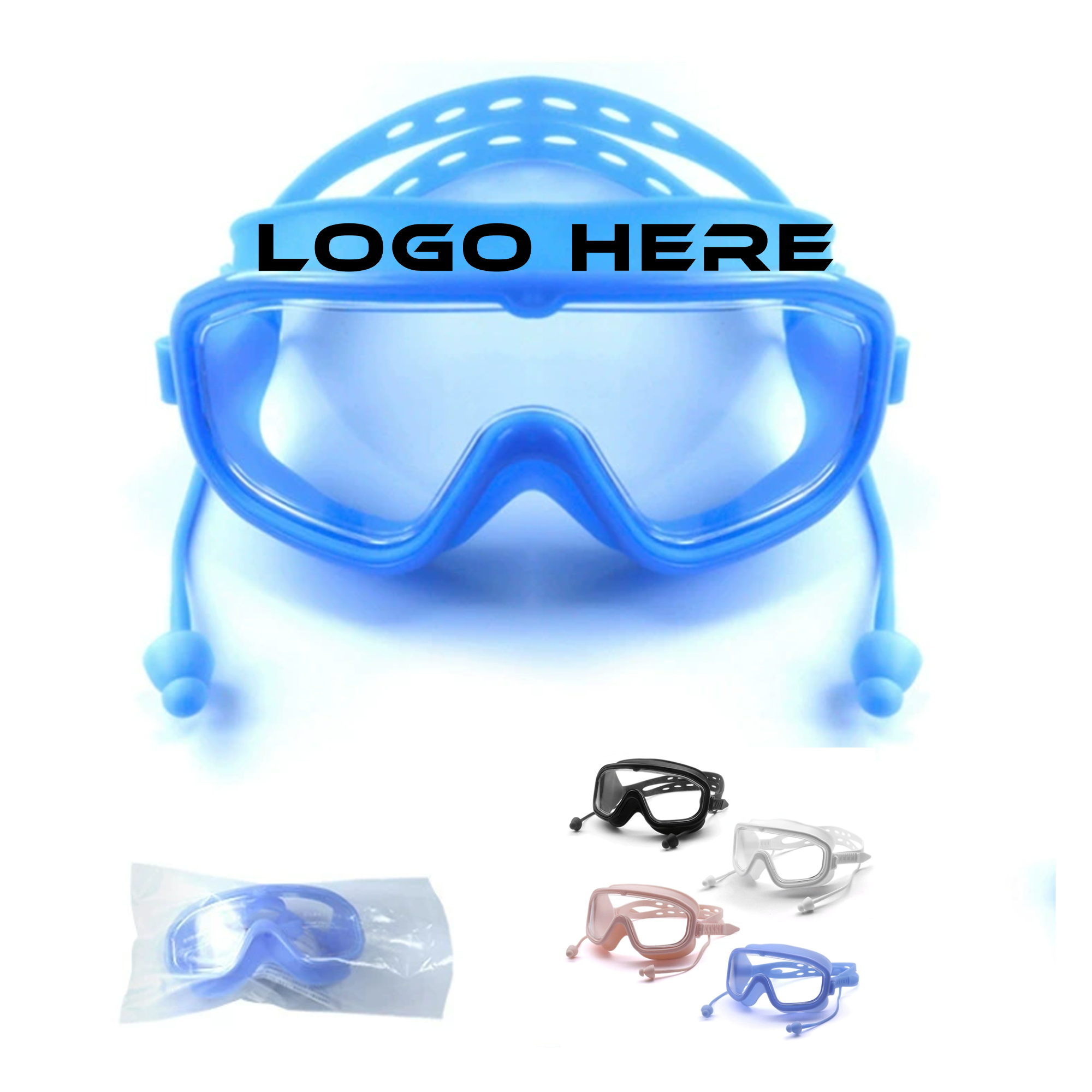 Wide-View Anti-Fog Adjustable Soft Silicone Snorkel Mask 3