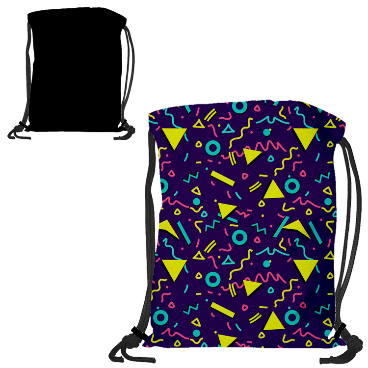 Super Drawstring Pack (One side Imprint) Colored Heavy Rope 40