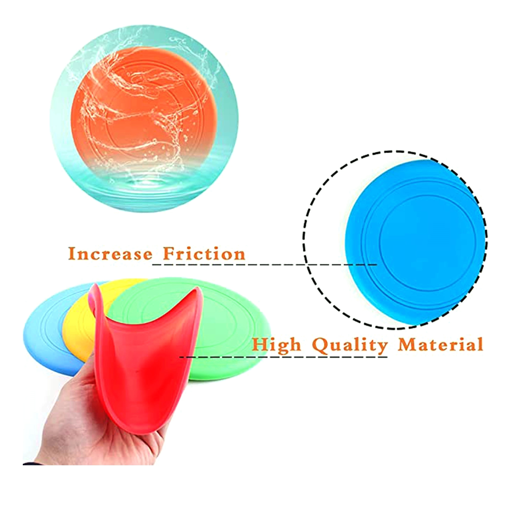 Soft Flying Disc Dog Training Toy MOQ100 3