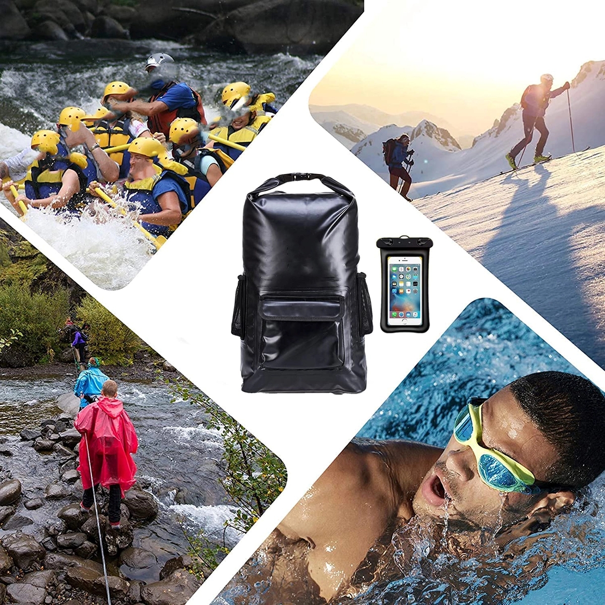 22L Floating Waterproof Dry Backpack 1