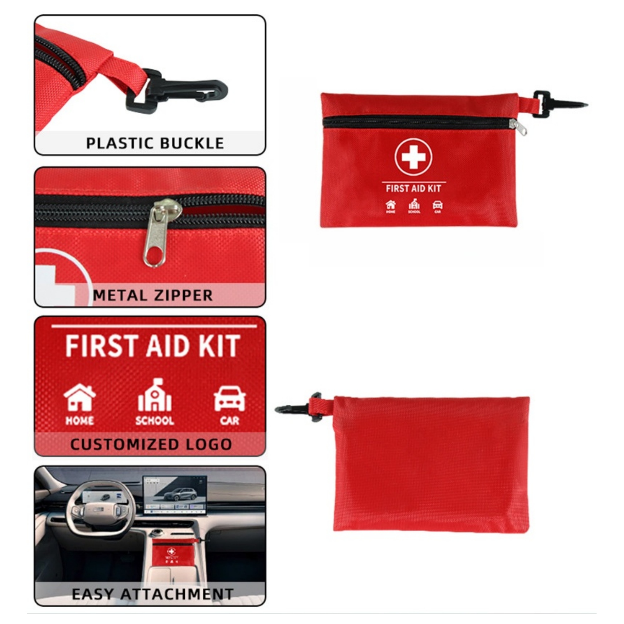 140 Piece Small First Aid Kits 4