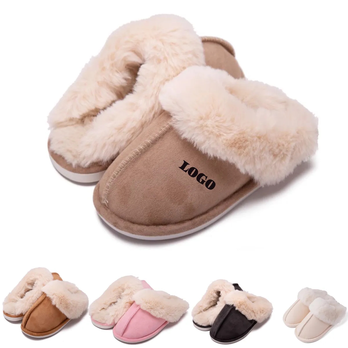 Fuzzy Fleece Warm Slippers 2