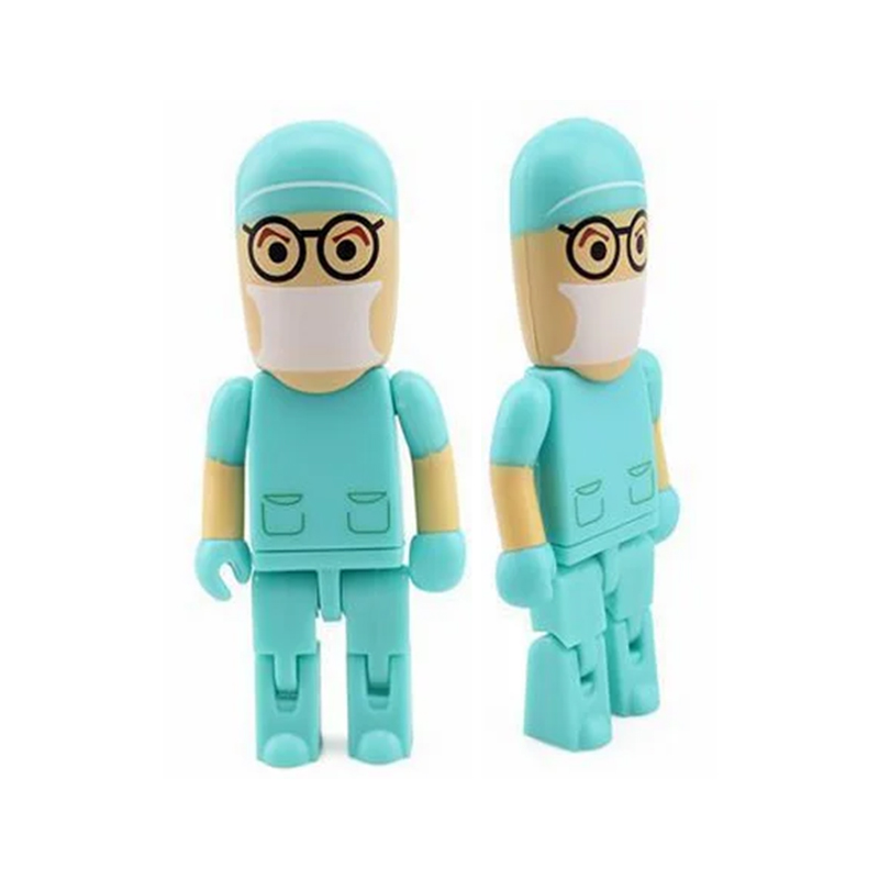 Doctor, Nurse, Surgeon, Medical Personnel Shaped USB Drive With Moveable Legs And Arms 15