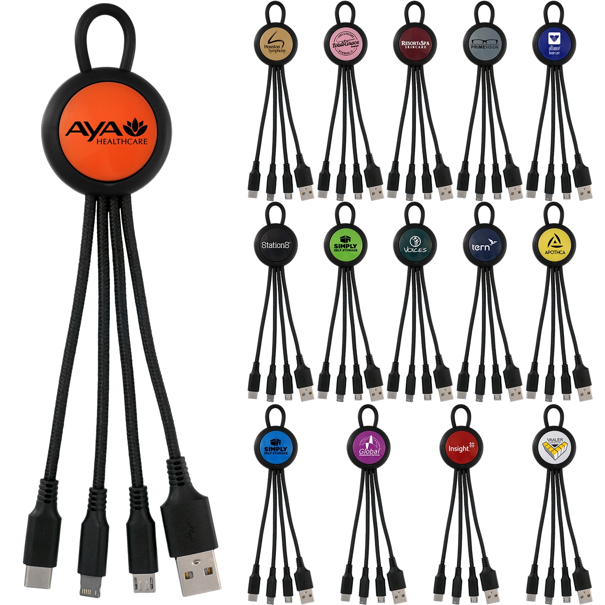 VIVID LOOP 3-IN-1 CHARGING CABLE