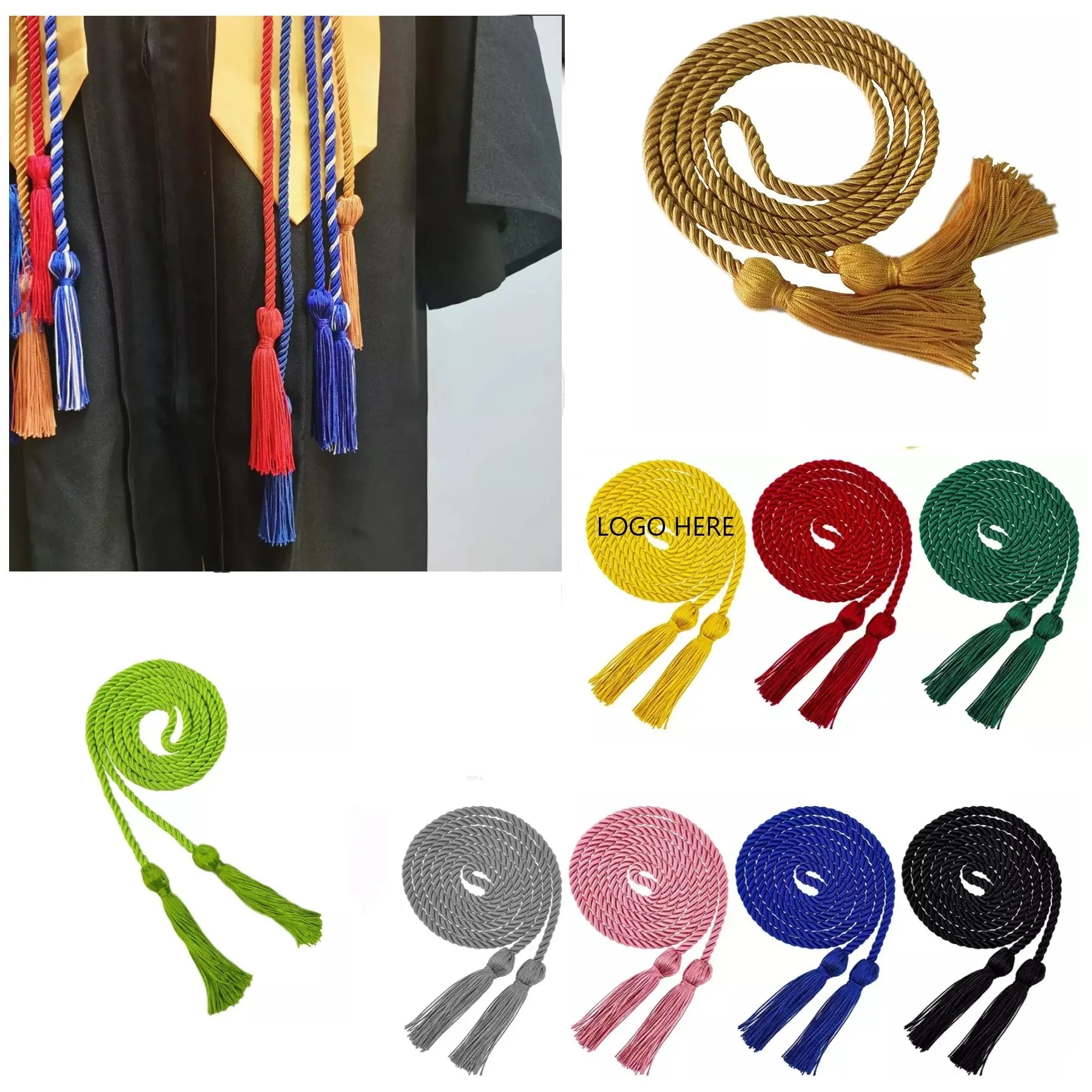 Graduation Honor Cords with Tassel 4