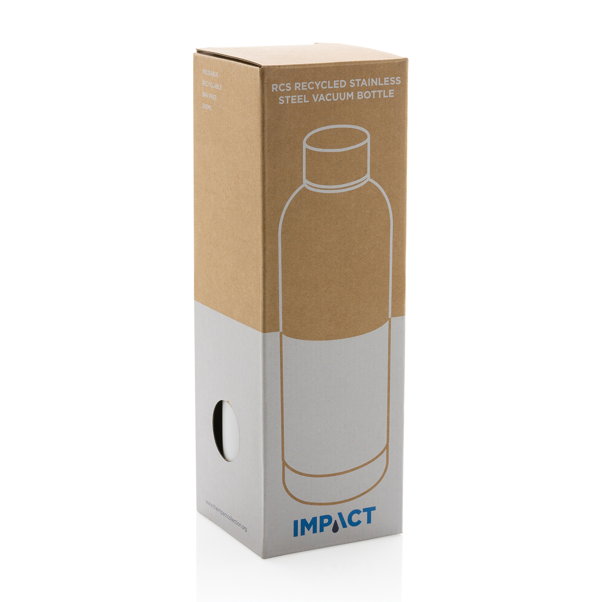 Impact Recycled Stainless Steel Vacuum Bottle 27