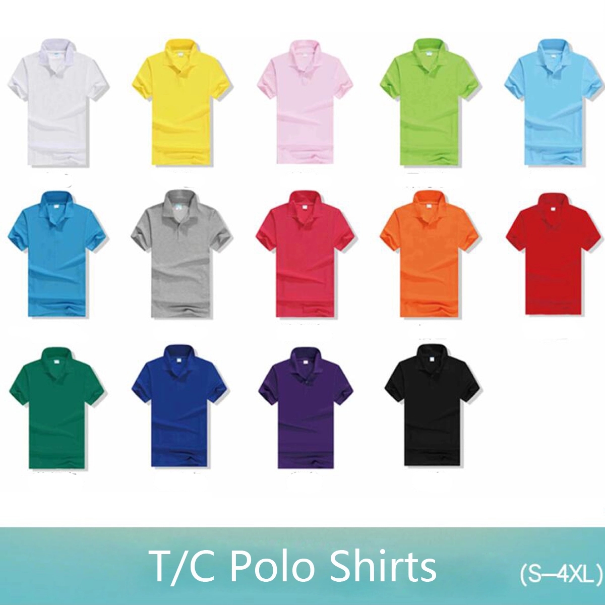Unisex Regular-fit Cotton Polo Shirt 6