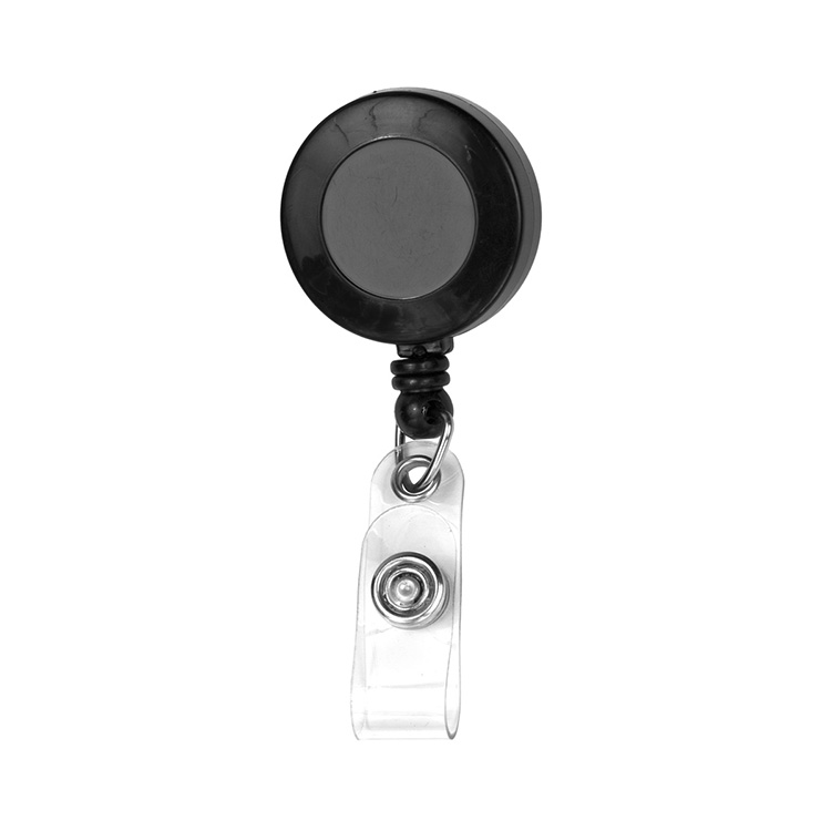 "Bellefontaine VL" 30" Cord Round Retractable Badge Reel and Badge Holder with Rotating Alligator Cl 11