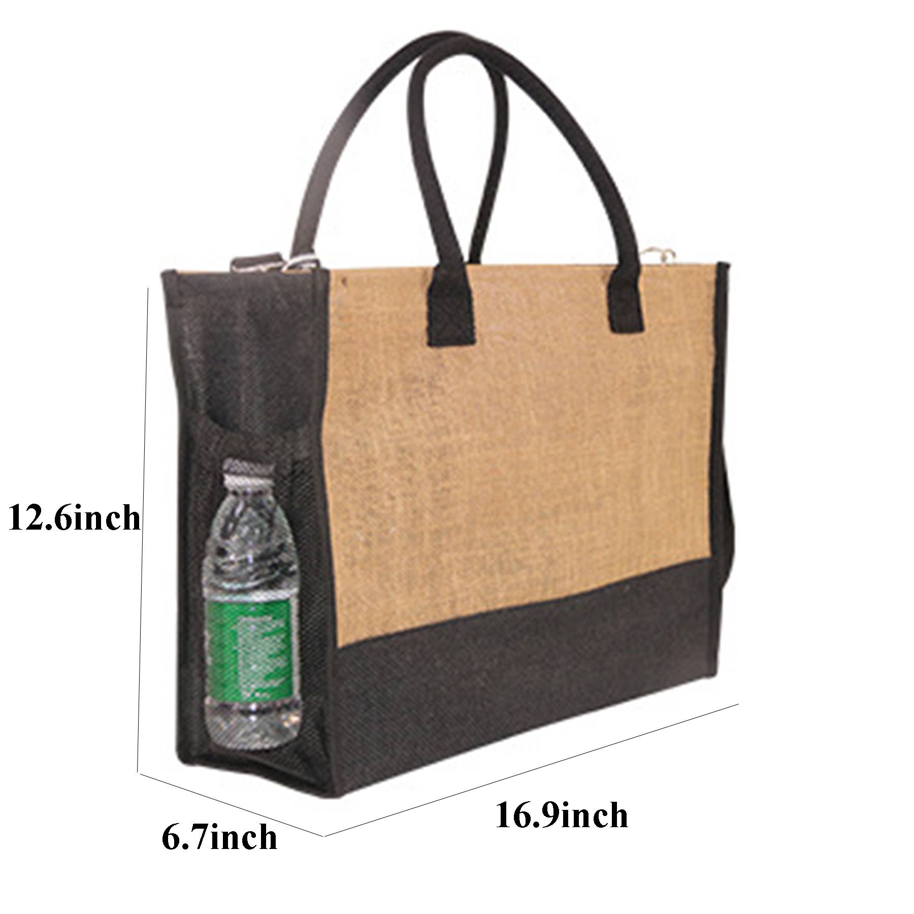 Jute Tote Bag, custom tote bag with logo imprint 2