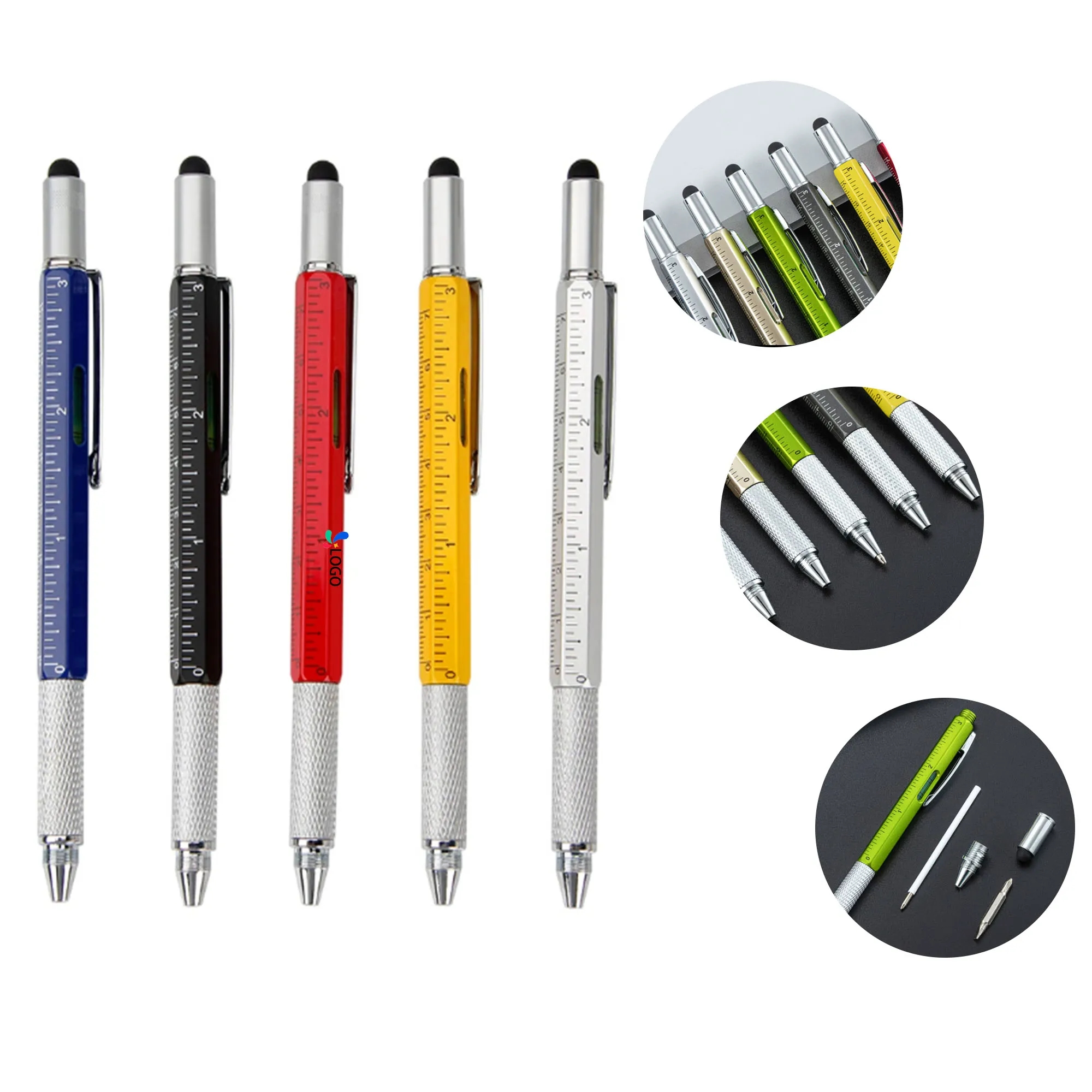 Multi Functional Screwdriver Pen with Scale Ruler " 5
