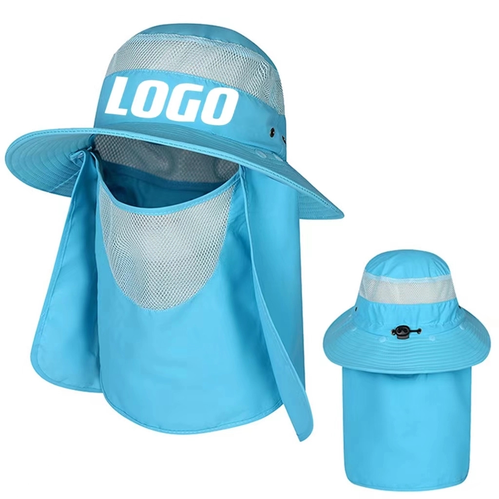 Protection Sunbonnet With Mesh Mask Neck Flap 7