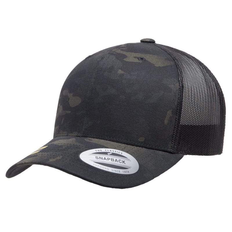 Yupoong YP Classics® Retro Trucker Multicam® Snapback 3