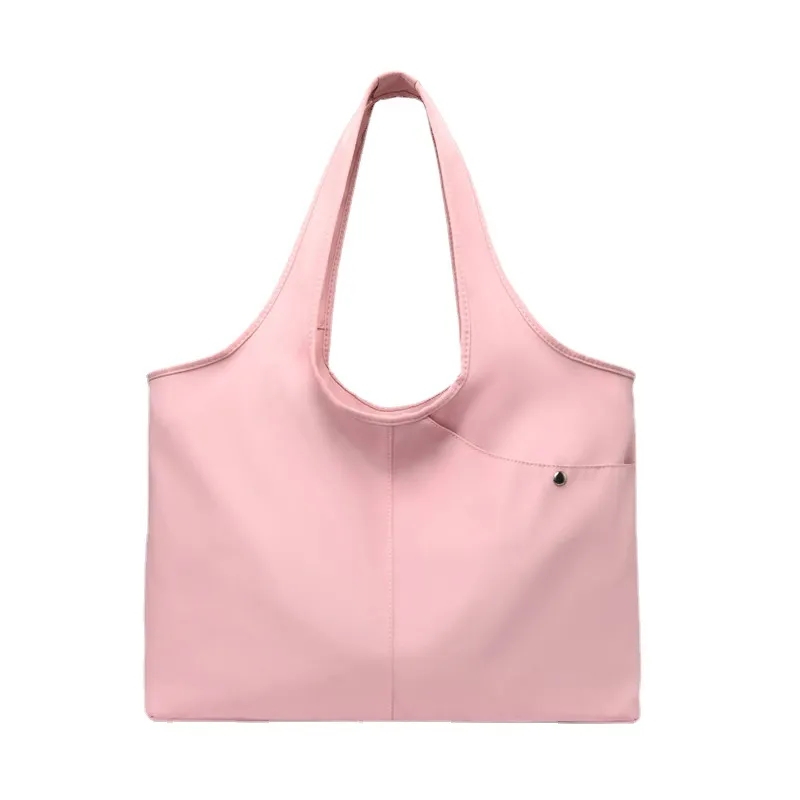 Nylon Waterproof Large Tote Shoulder Handbag, custom tote bag with logo imprint 7