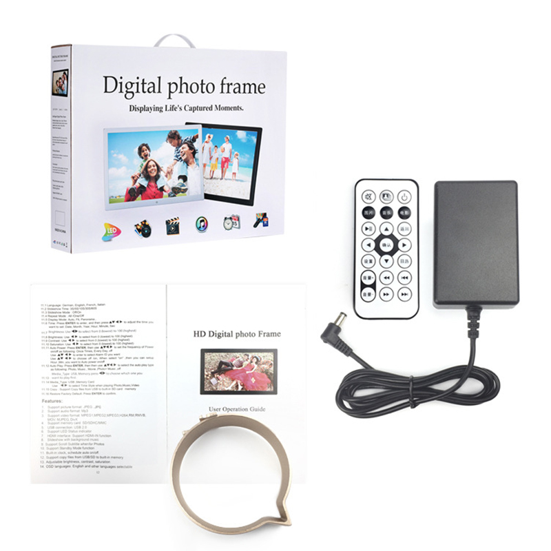 High Quality Metal Digital Picture Frame 4