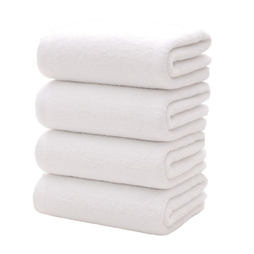 Premium Blank White Hotel Bath Towel 2