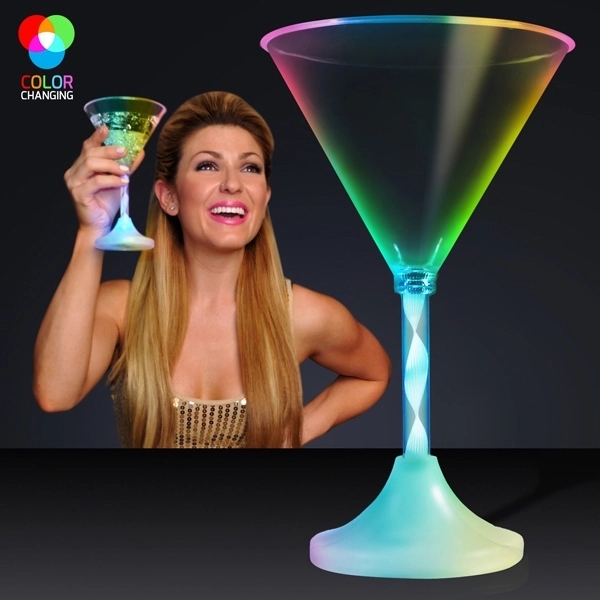 Spiral stem cocktail glass - martini 2
