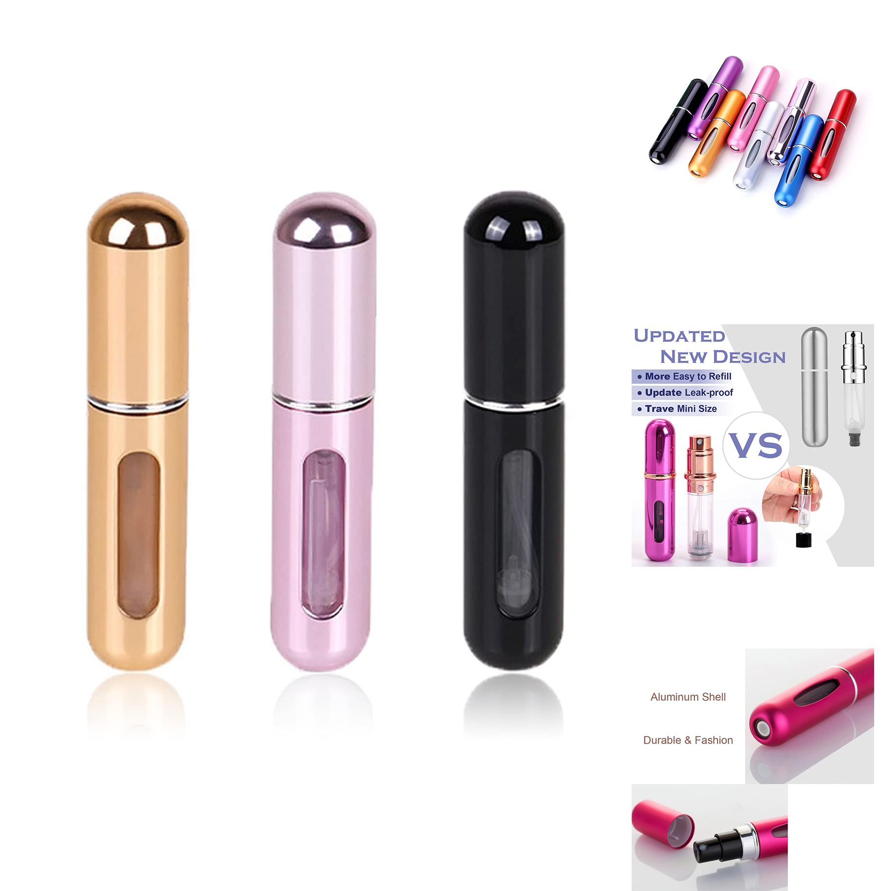Travel Mini Perfume Refillable Atomizer Container 2