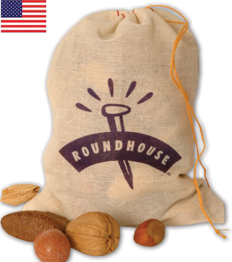Natural Cotton Drawstring Bag 6x8" 2