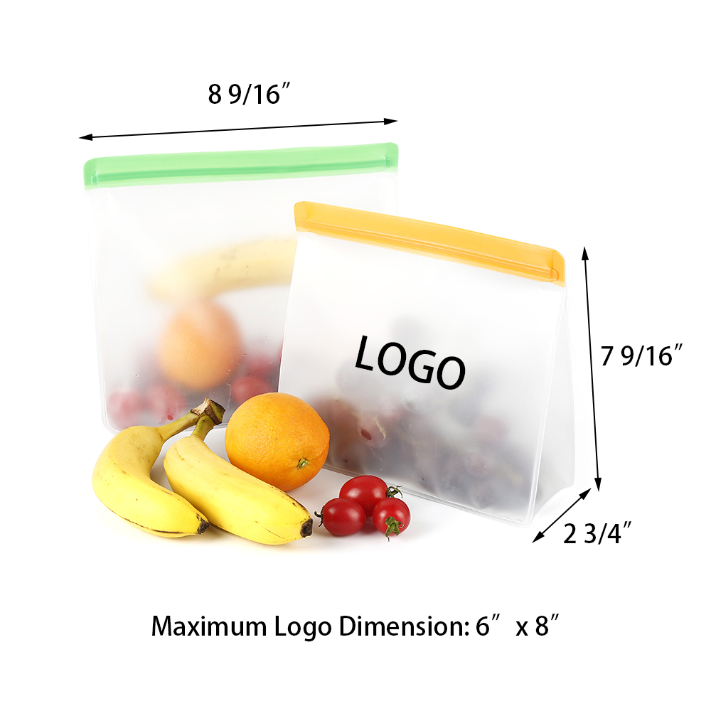 Tridimensional Slipzip Reusable Food Storage Pouch 1