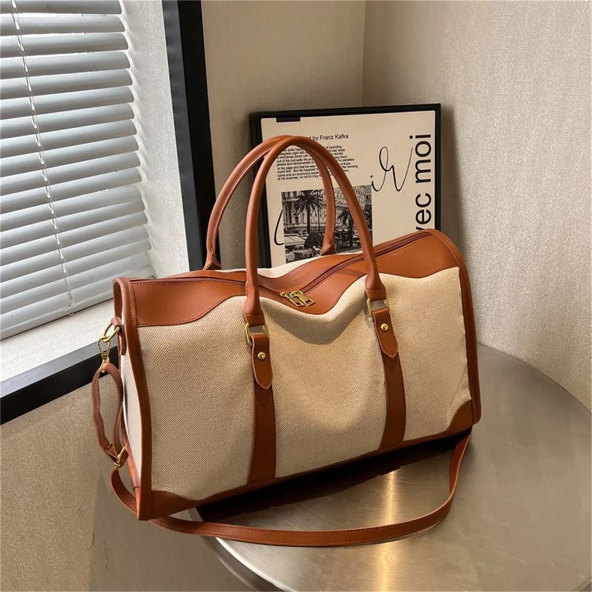 Overnight Bags for Women Travel Shoulder Weekender Handbag 3