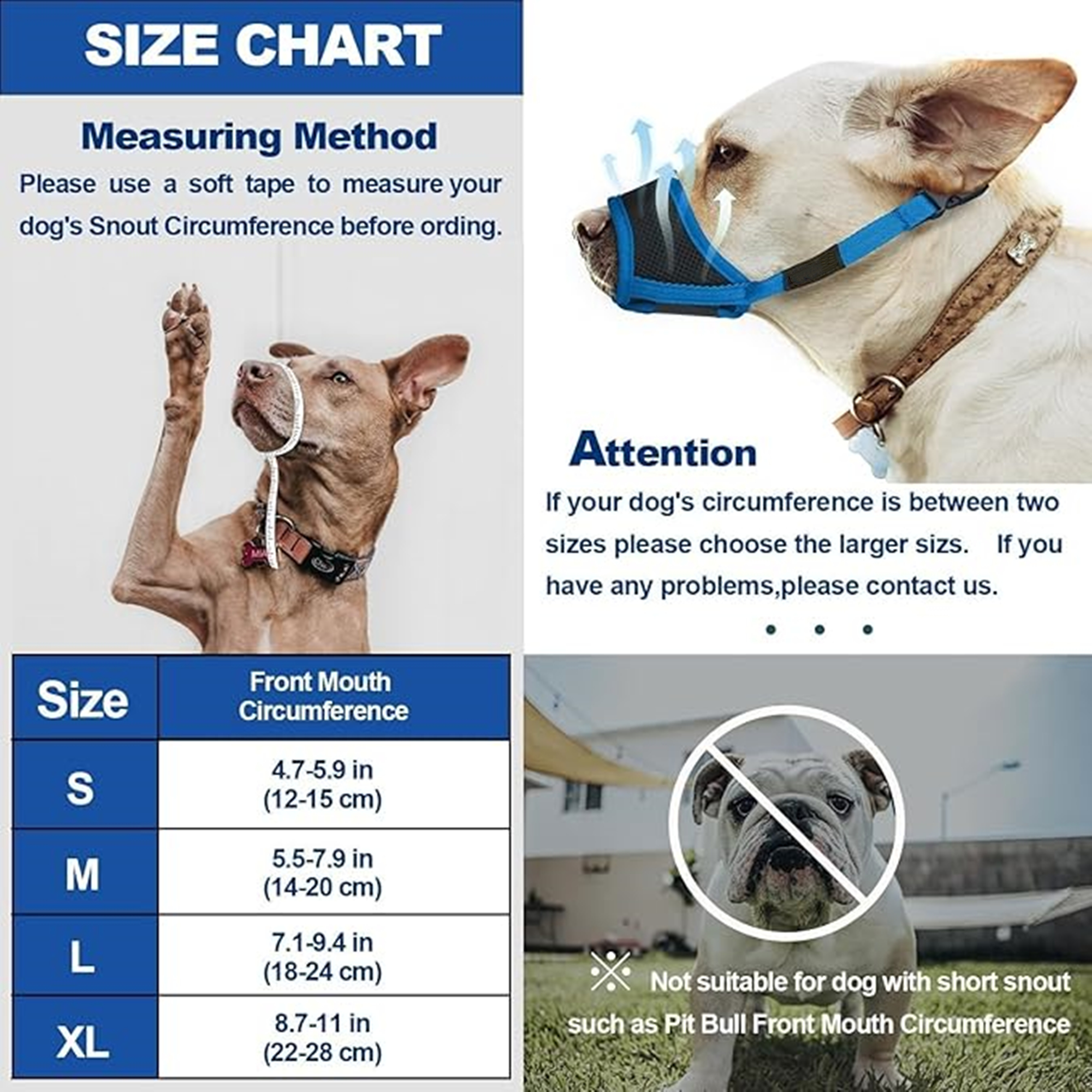 Soft Nylon Dog Muzzle 2