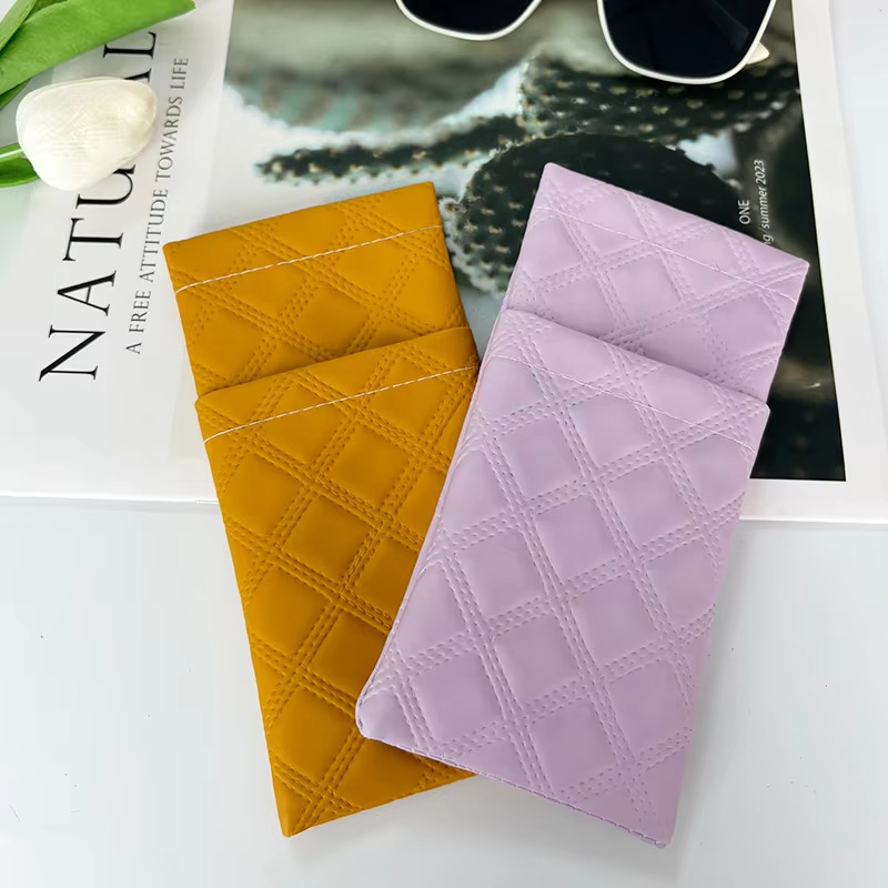 PU Sunglass Pouch with Double Storage Space 18