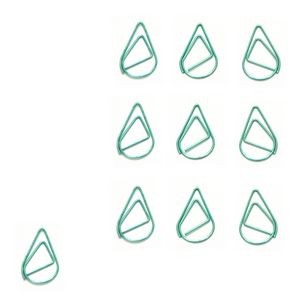 Water Drop Shaped Paper Clips In Tin Box 7