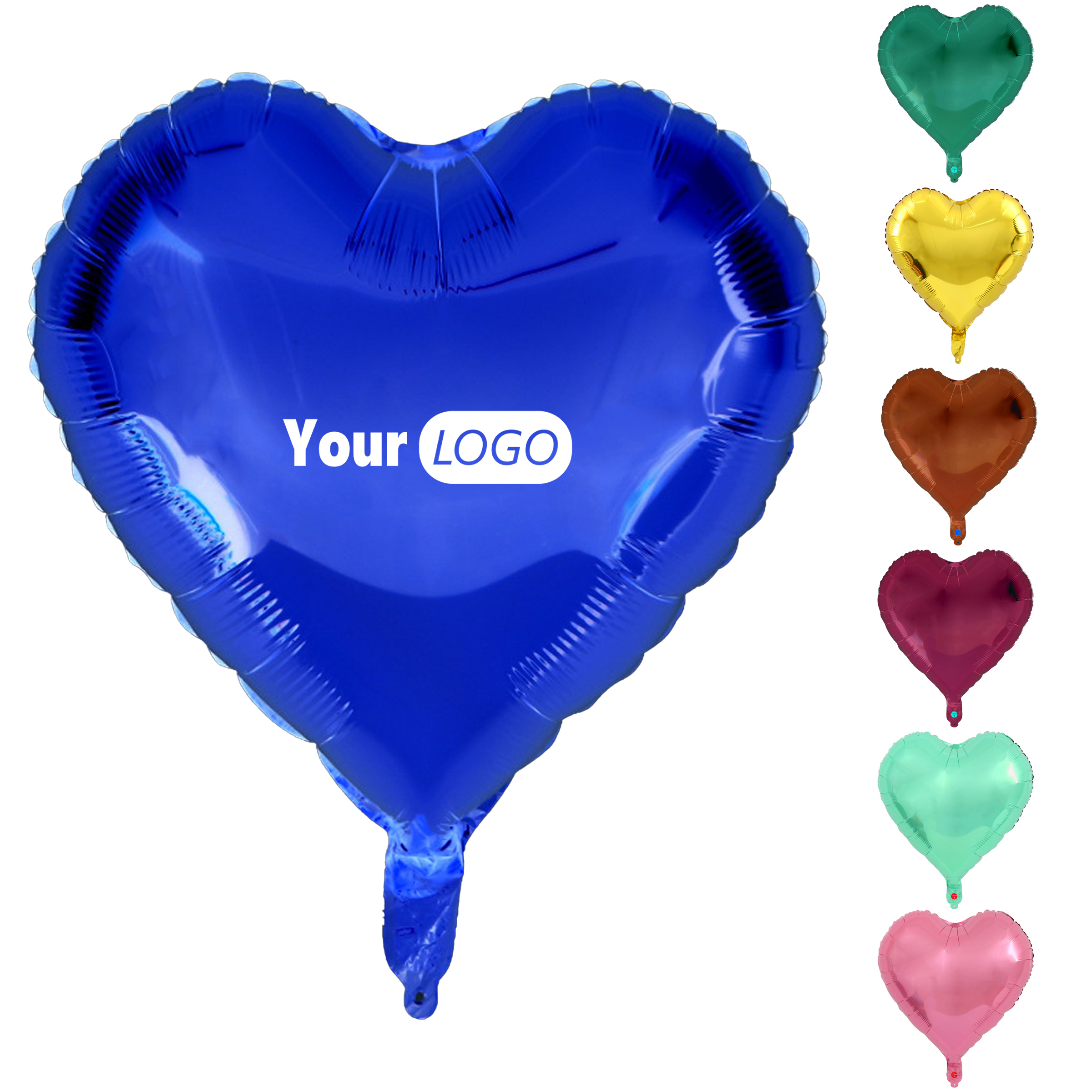 Aluminum Foil Vibrant Heart-Shaped Foil Balloons For Celebrations 1