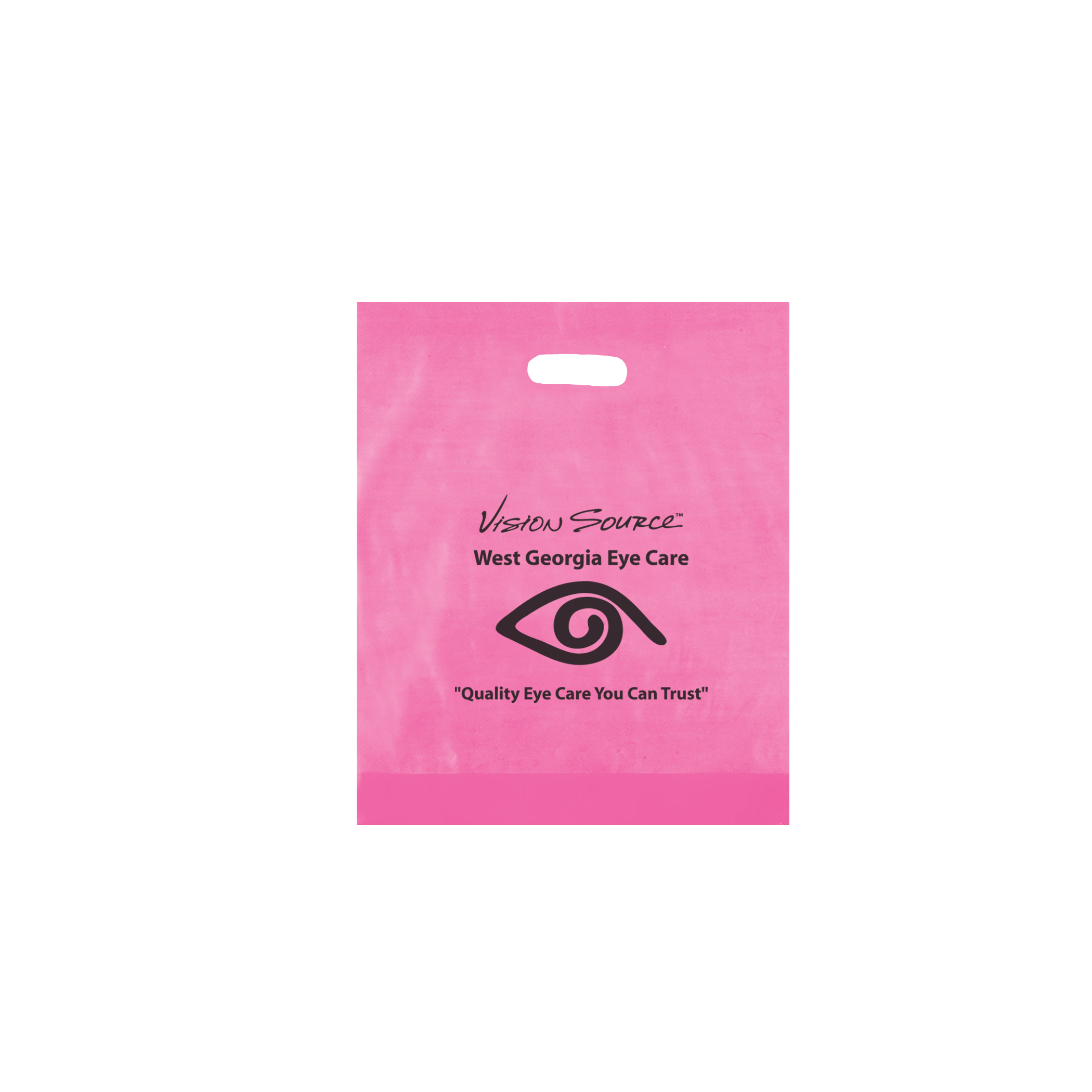 Non Reinforced HDPE Frosted Die Cut Bag 18