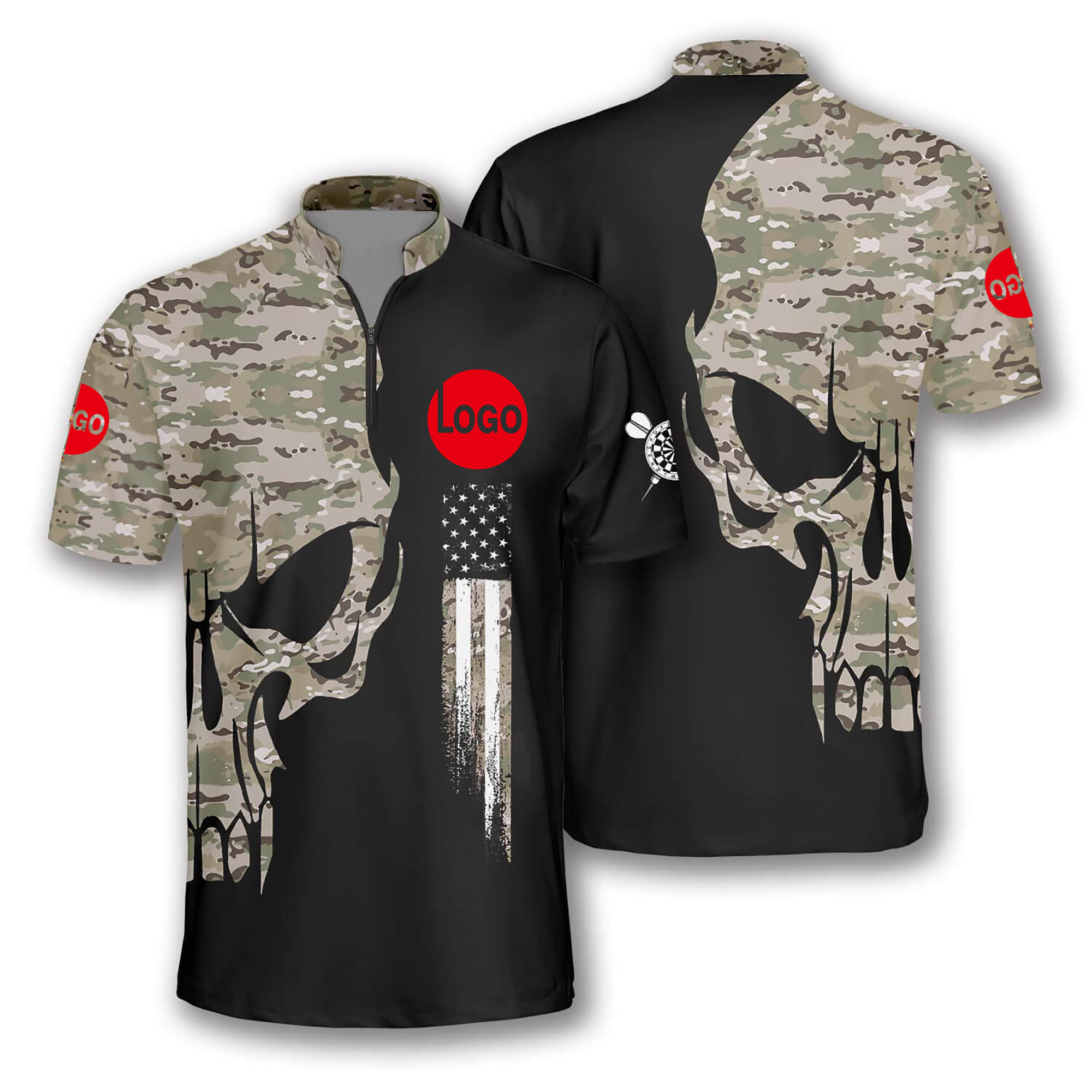 Custom Camo Polyester Polo Shirt 10