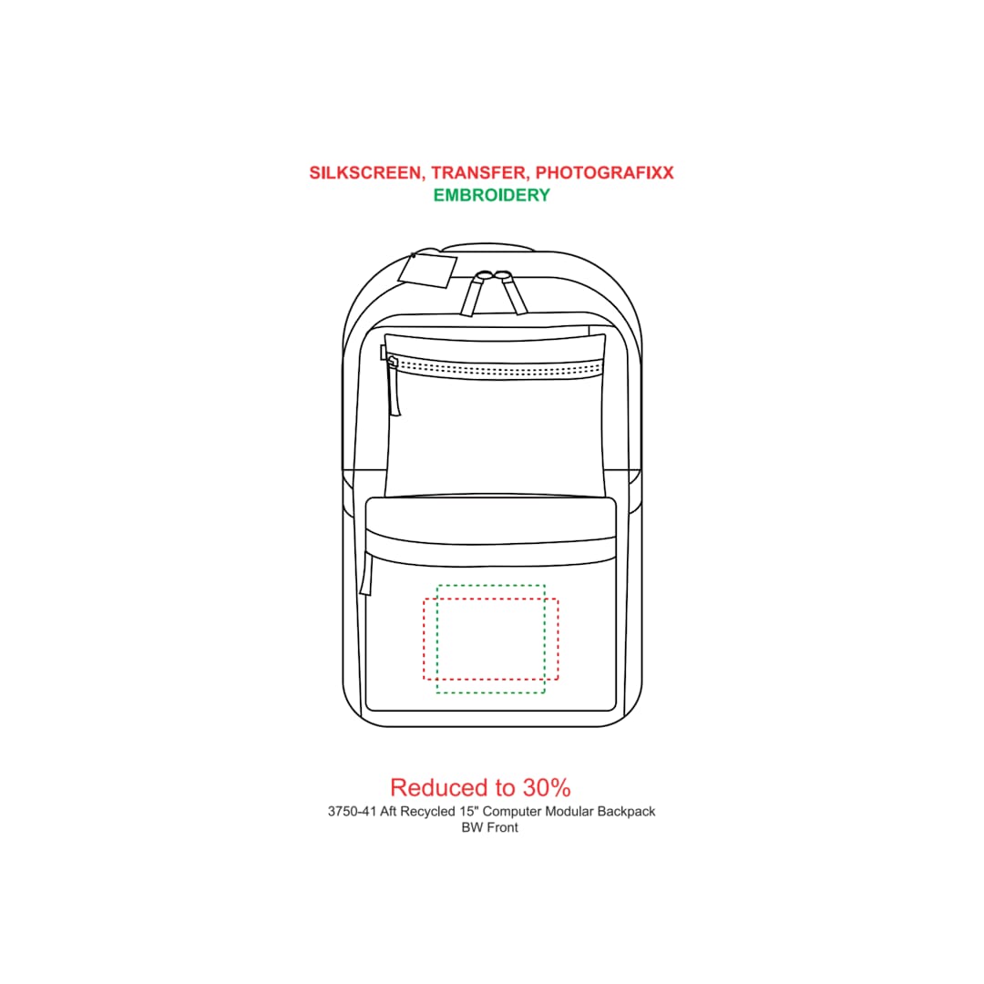 Aft Recycled 15" Computer Modular Backpack 4
