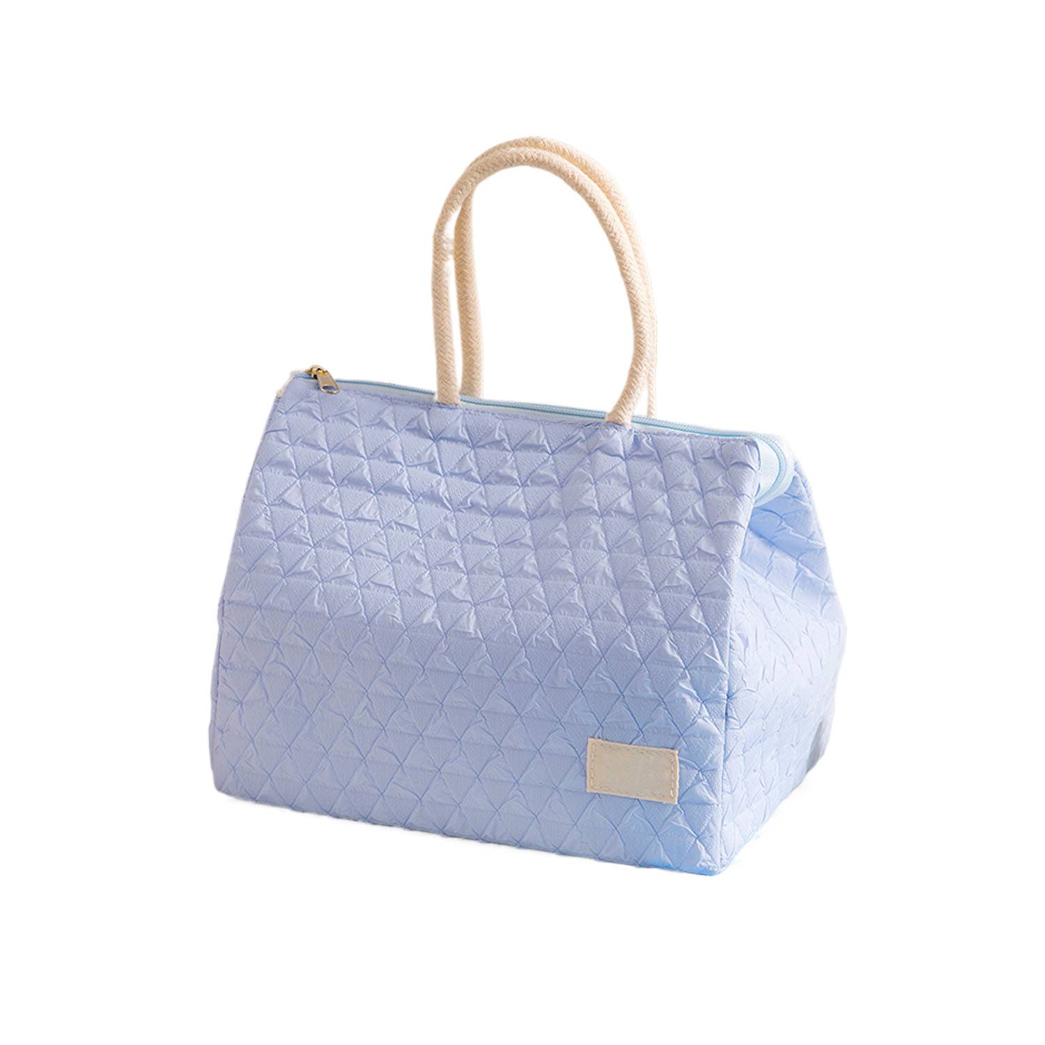 Waterproof Nylon Insulated Lunch Tote Bag Aluminum Lining 9