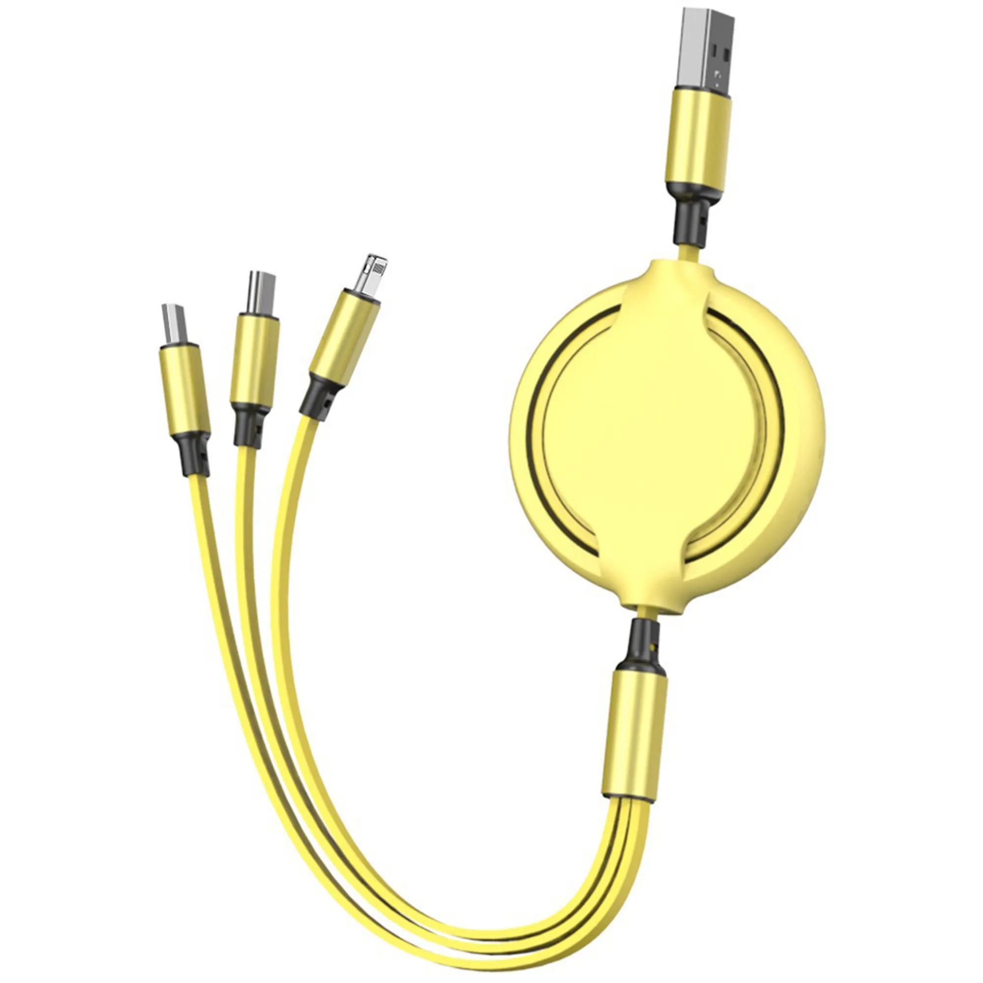 3 in 1 Retractable Multi Charging Cable 1