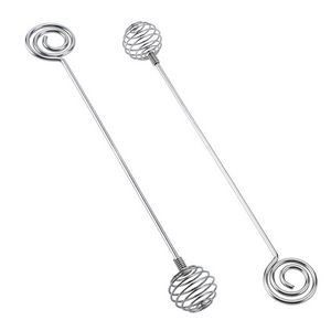 Spring Coil Shaped Honey Dipper Stick Stirrer Stainless Steel 11