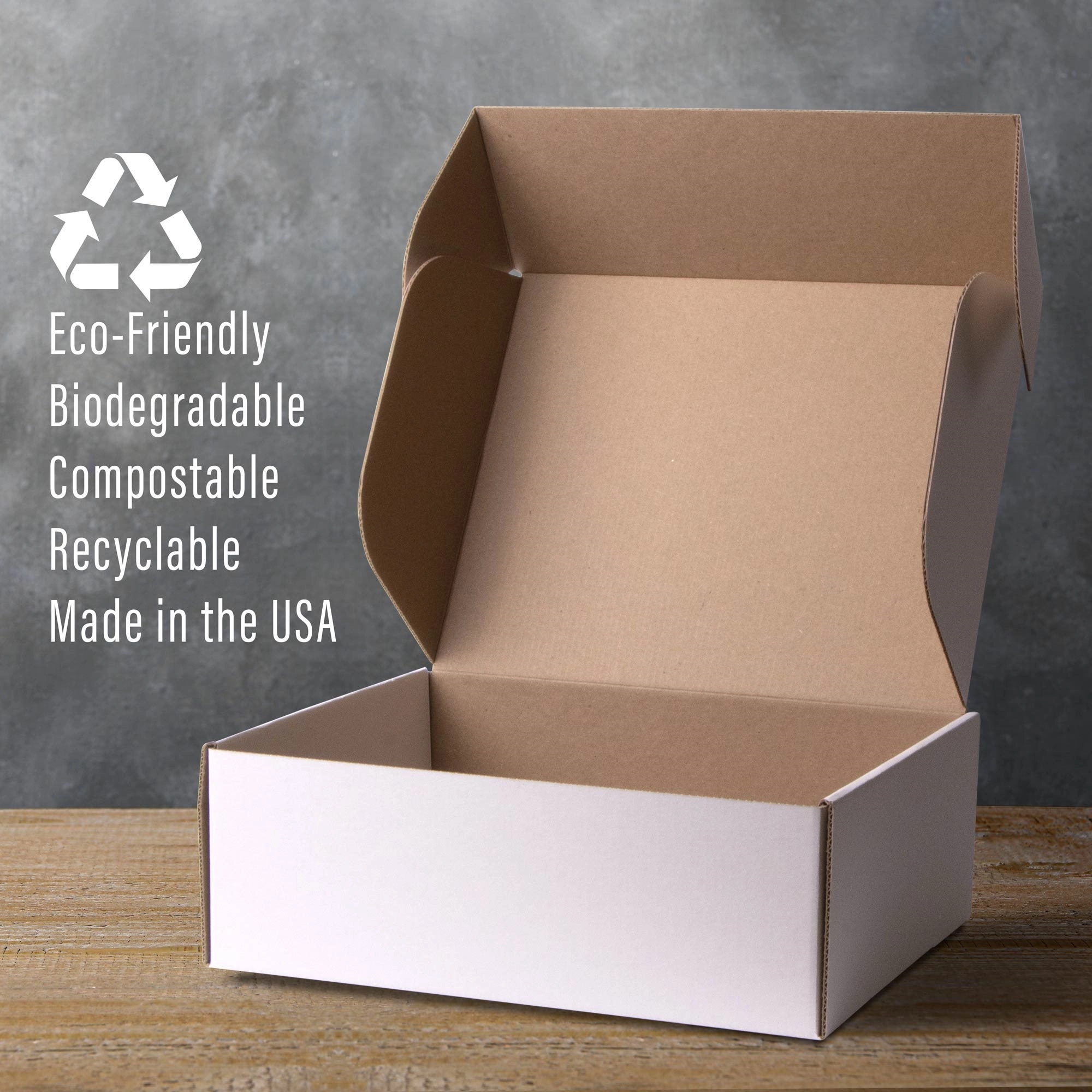 Screen Printed Corrugated Box Large 11x9x4 For Mailers, 7