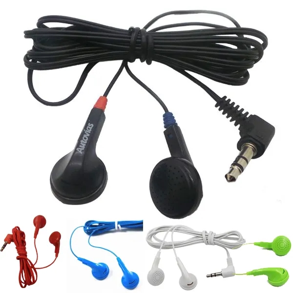 Red Blue Airline Disposable Earbuds 4