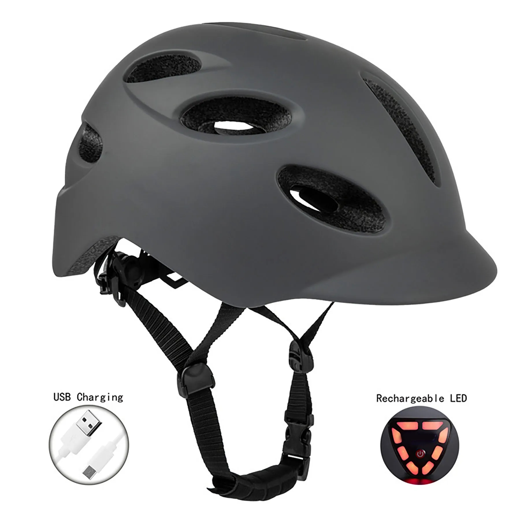Bicycle Helmet with Rear Light 11