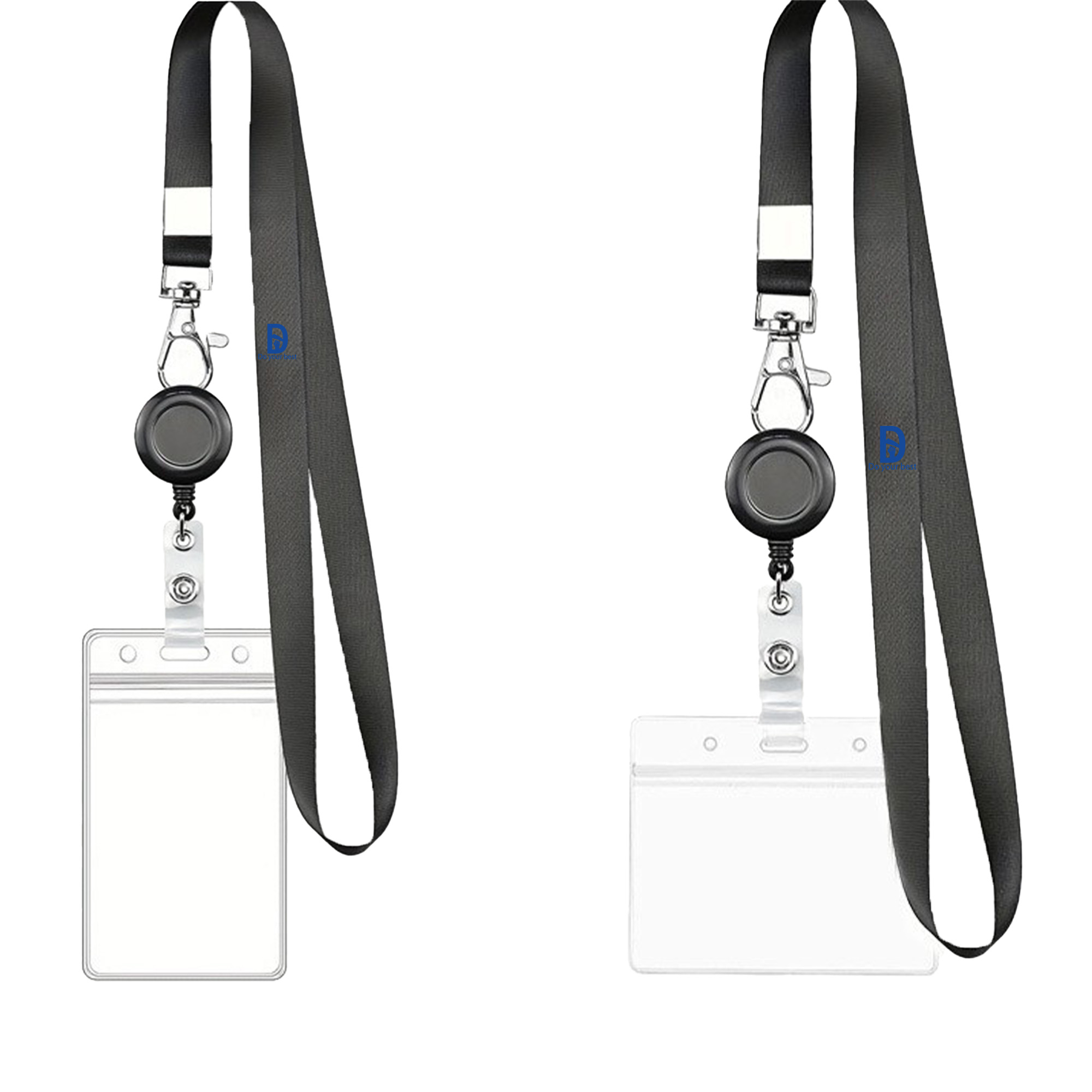 PU Multiple Card Slots Badge Holder 3