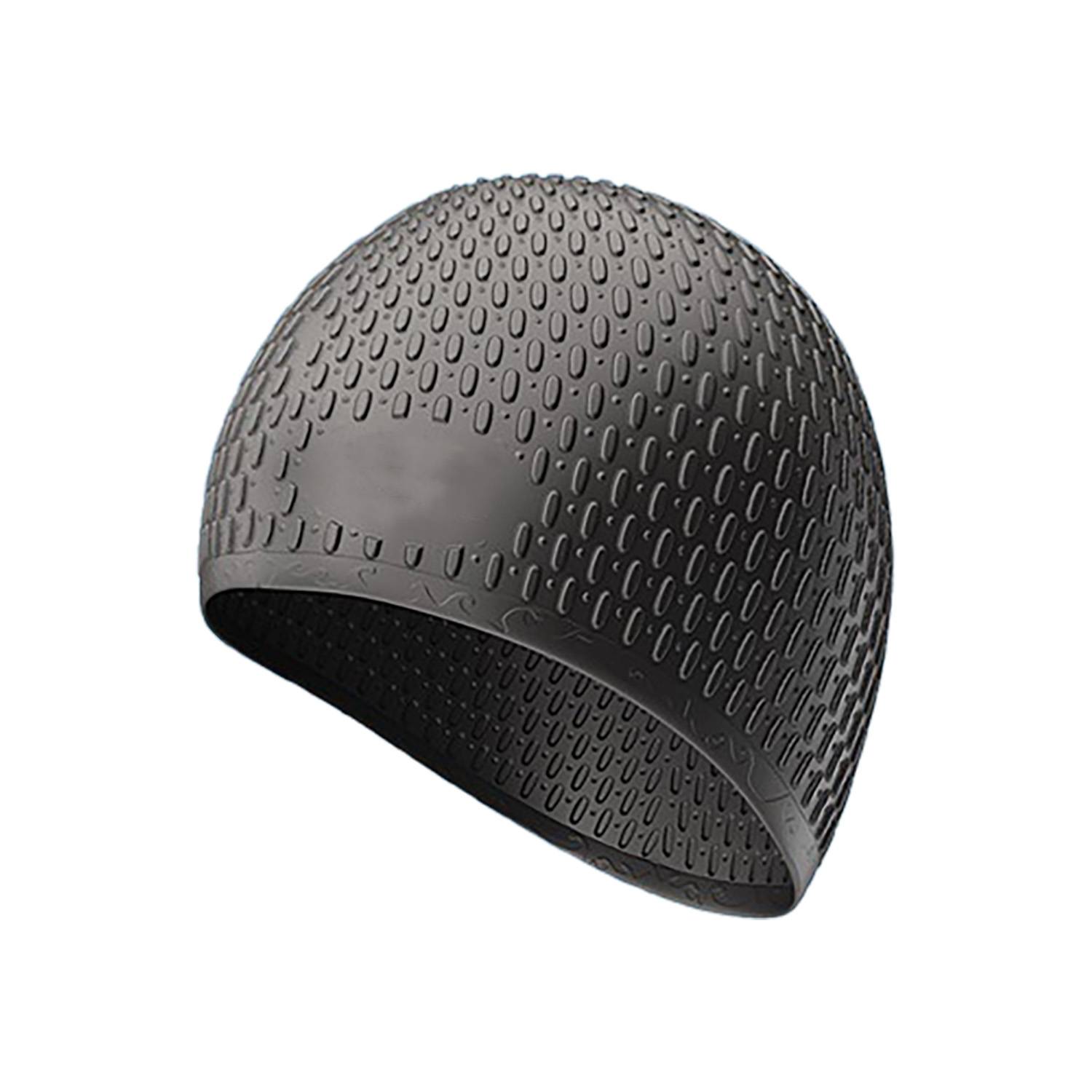 Adults Water Drop Waterproof Silicone Swim Cap 6