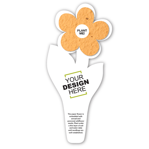 Seed Paper Flower Bookmark 20