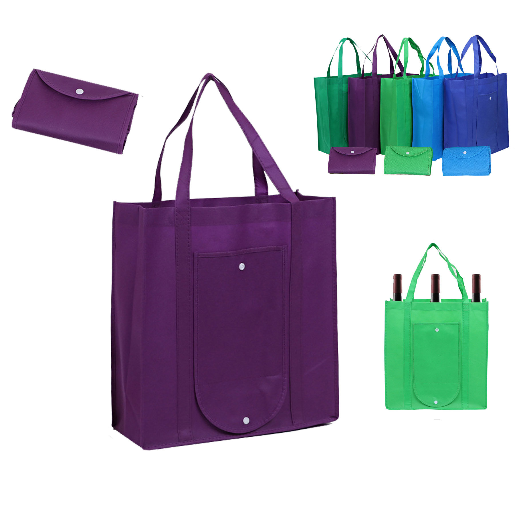 Foldable Non Woven Tote Bags 1