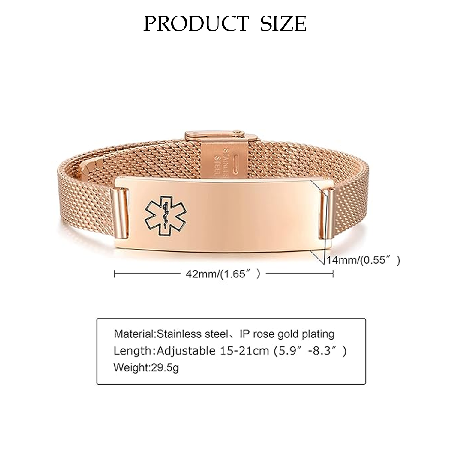 stainless steel DIY engraved bracelet 2