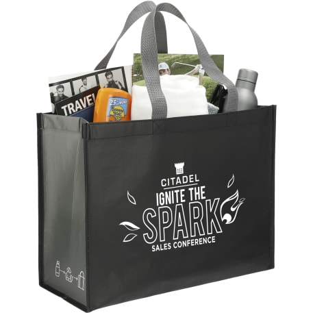 RPET Laminated Matte Shopper Tote 9