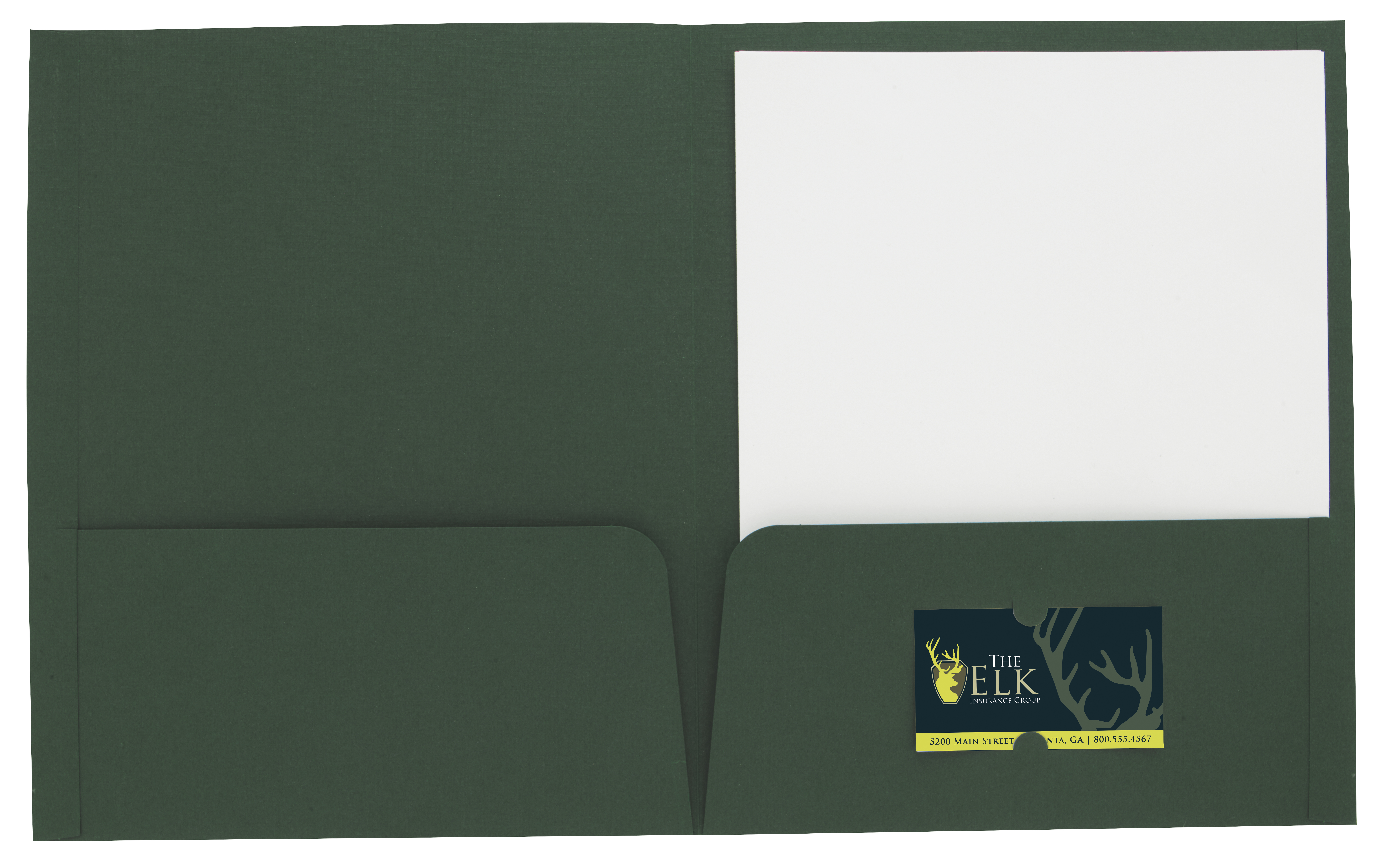 Good Value™ Linen Paper Folder 55