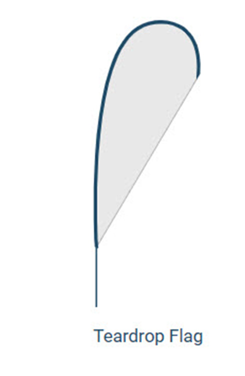 10x10ft Standard Kit-White Steel Frame Tent & 12ft 2-sided Feather Flag 4