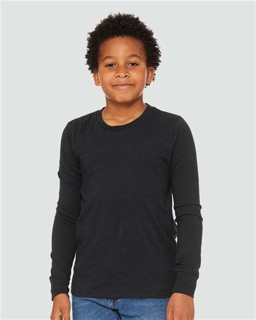 Youth Heather CVC Long Sleeve Tee - 3501YCVC 10